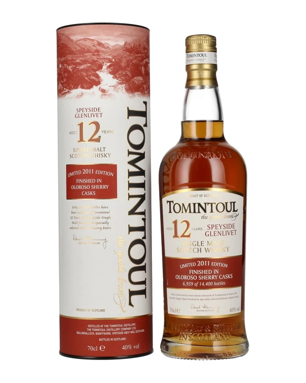 Tomintoul 12 YO Oloroso Sherry Cask