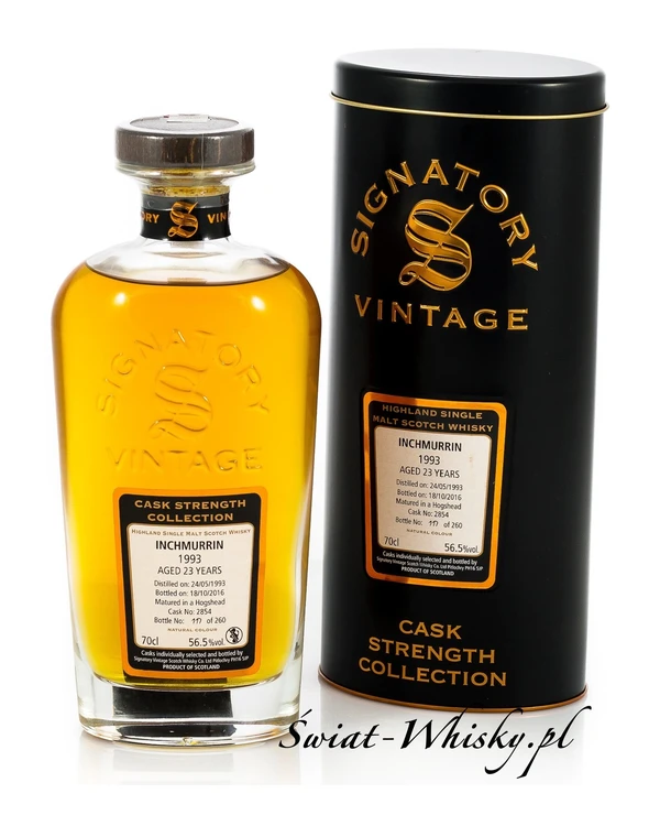Inchmurrin 23 YO Signatory Vintage 1993 Cask Strength Collection