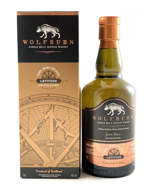 Wolfburn Latitude Single Malt Scotch Whisky Travel Retail Exclusive
