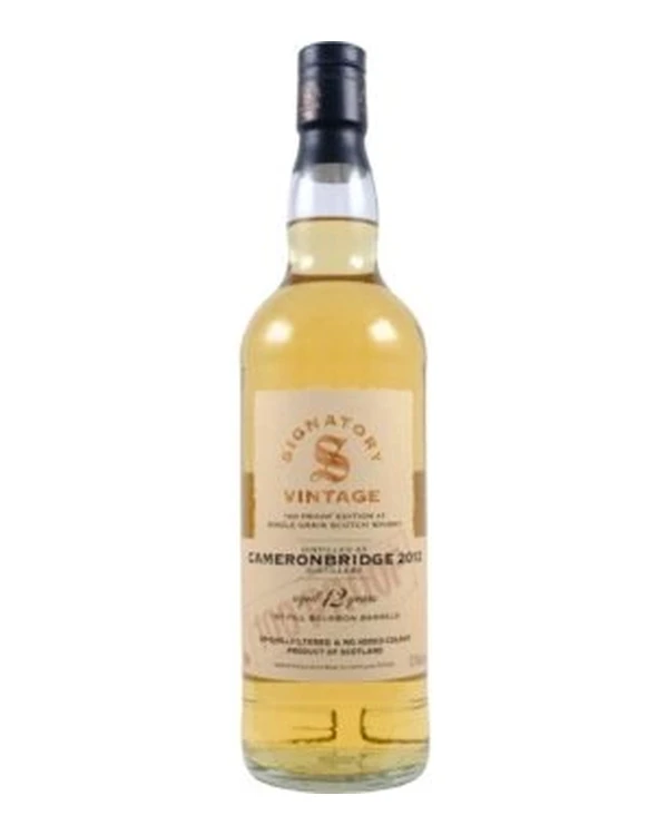 Cameronbridge 12 YO Signatory Vintage Cameronbridge 2012 100 Proof Grain Edition #1