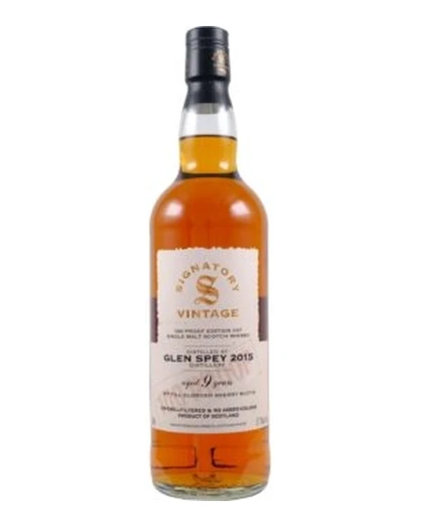 Glen Spey 9 YO Signatory Vintage Glen Spey 2015 100 Proof Edition #37