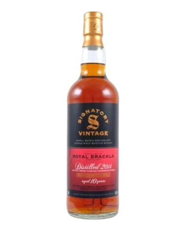 Royal Brackla 10 YO Signatory Vintage Royal Brackla 2014 Small Batch Edition #17