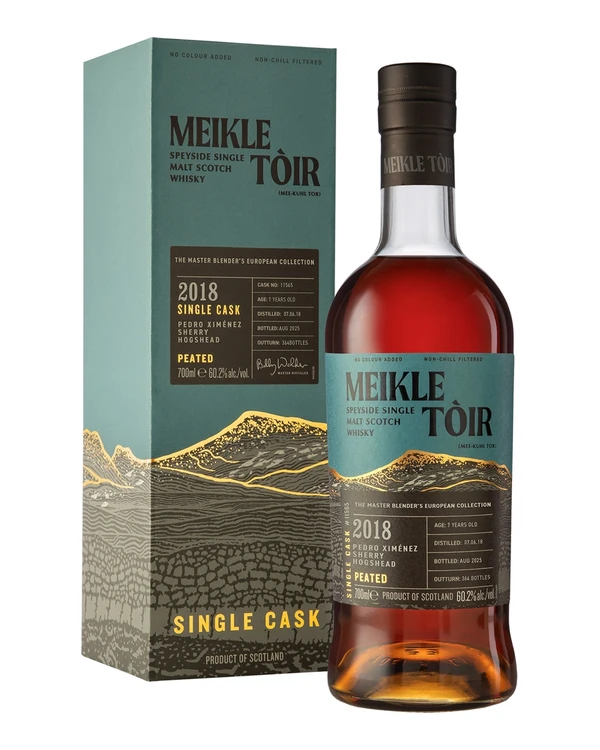 Meikle Toir 2018 Cask 11565 Pedro Ximenez Sherry