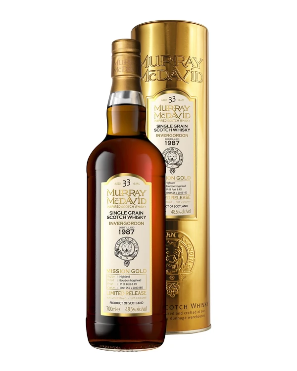 Invergordon Distillers 33 YO Murray McDavid Invergordon 1987 Single Grain