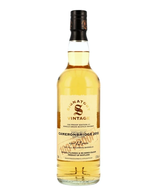 Cameronbridge 12 YO Signatory Cameronbridge 2012 100proof #1