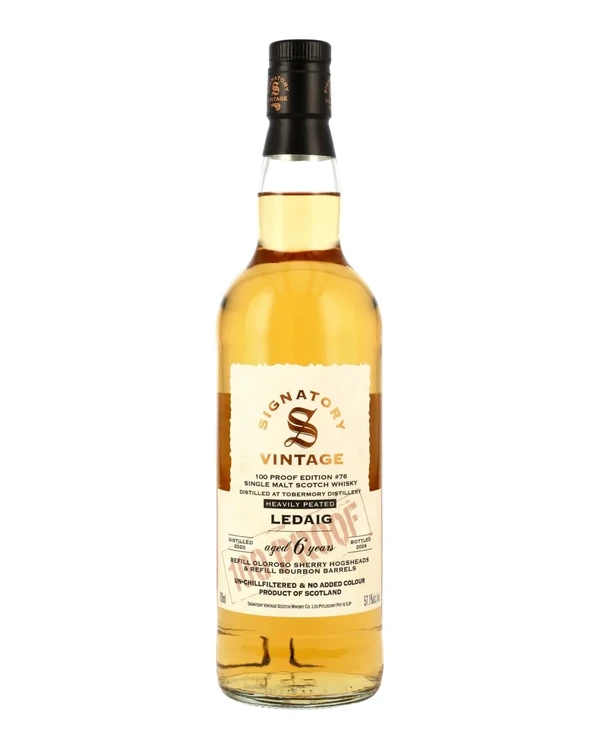 Ledaig 6 YO Signatory Ledaig 2020 100proof #76
