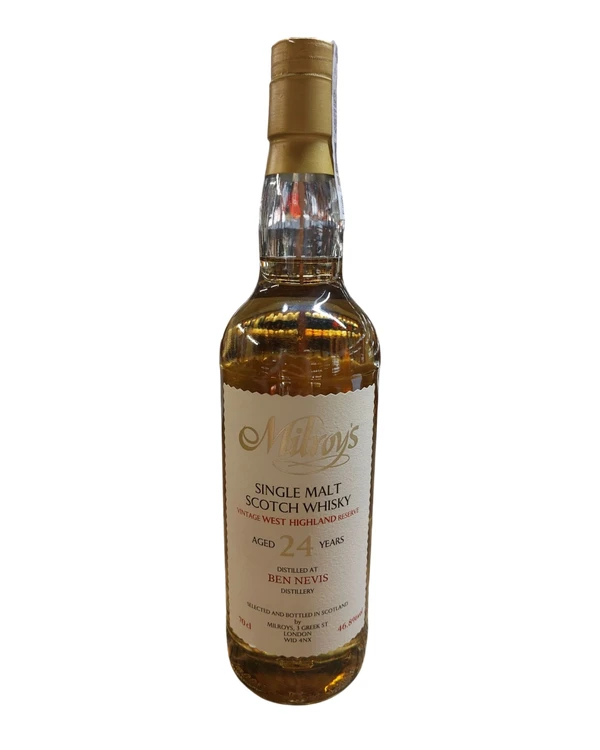 Milroys Ben Nevis 24 YO 1998 Cask No. 1219
