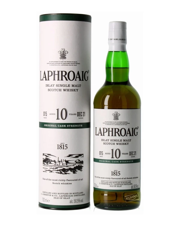Laphroaig 10 YO Cask Strength Batch #015